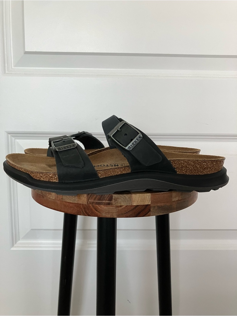 NEW Birkenstock Sierra Crosstown Sandals Women EU 39 US 8-8.5 Black 2026-715 - Picture 3 of 6